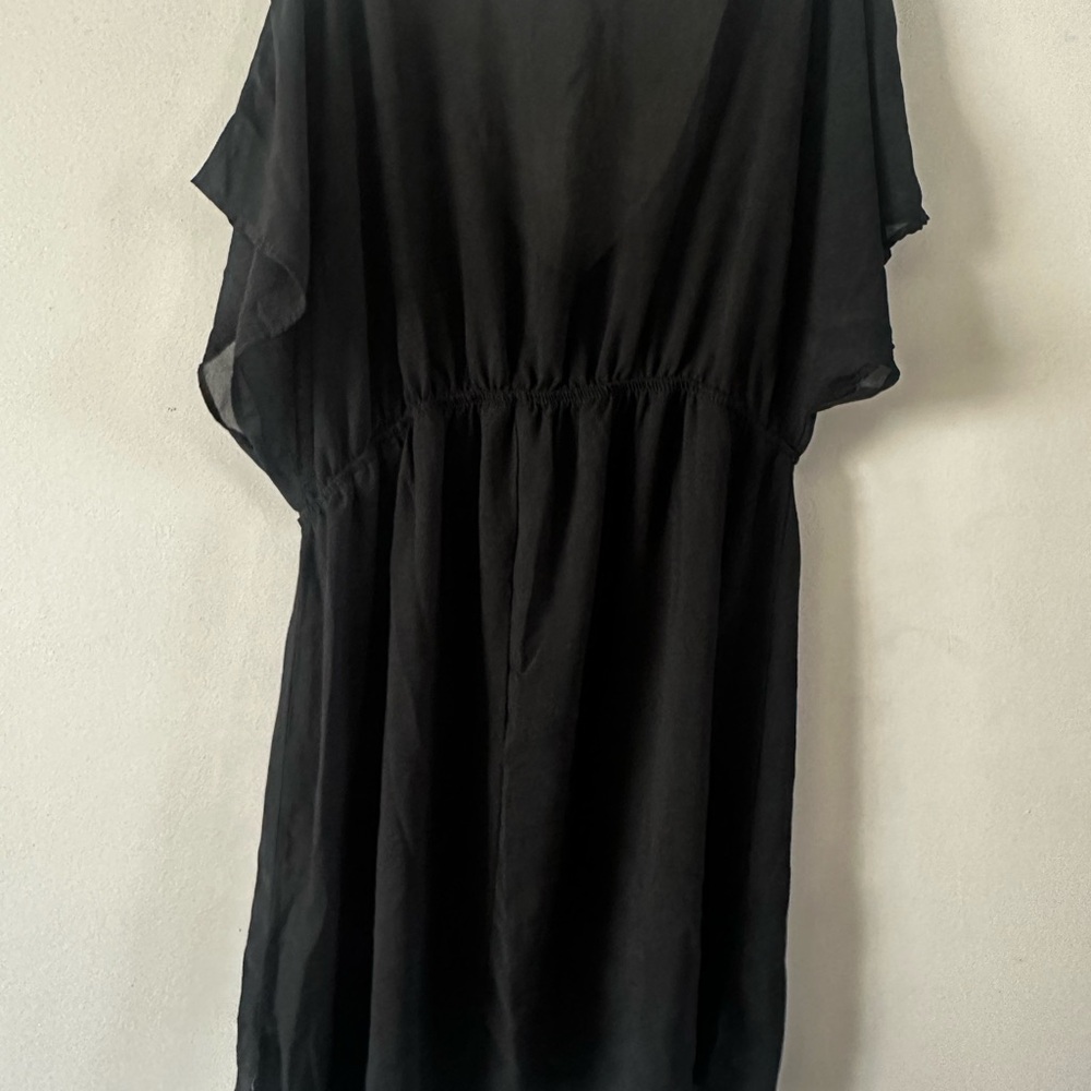 Elegant Black Swim Coverup - Picture 3 of 3